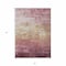 Homeroots 8' X 10' Mauve And Pink Striped Washable Indoor Outdoor Area Rug 610904 - alternate 5
