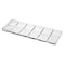 Homeroots 13in Clear Rectangular Crystal Serving Tray 517526 - alternate 3