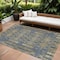 Homeroots 8' X 10' Blue Taupe And Beige Moroccan Washable Indoor Outdoor Area Rug 577190 - alternate 1