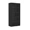 Manhattan Comfort Rivington 38in Bookcase Cabinet in Black - Set of 2 2-BC005-BK - alternate 6