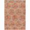 Homeroots 10' X 14' Coral And Taupe Geometric Washable Indoor Outdoor Area Rug 613493 - alternate 5