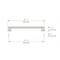 Richelieu Avellino Collection 8 13/16 in (224 mm) Center-to-Center Brushed Nickel Contemporary Cabinet Pull BP527224195 - alternate 5