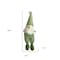 Homeroots 30" Green and White Fabric Christmas Standing Gnome Tabletop Sculpture 493008 - alternate 3
