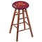 Holland Bar Stool Co Oak Bar Stool, Medium Finish, Iowa State Seat RC30OSMed - alternate 1