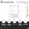 Kingston Brass 60" Acrylic Alcove Left-Hand Drain Tub with Right Sliding Tub Door, White/Brushed Nickel KVTDE603121L8 - alternate 4