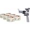 Shurtape Tape Dispenser, 53 mm Max. Tape Width. 5 1/2 in Tape Core Dia, Pistol, Plastic, Gray 903250 - alternate 1
