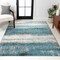 Jonathan Y Contemporary POP Modern Abstract Vintage Cream/Turquoise 4 ft. x 6 ft. Area Rug CTP105C-4 - alternate 1