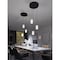 Afx Leo 3-Light Round Pendant, 120V, 60W, Black LEOP0412MBBKRND3 - alternate 3