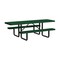 Leisure Craft 8 FT ADA Accessible Outdoor Picnic Table with 2 Bench Seats, Black Green T8XPP-ADA-BLACK GREEN - alternate 1