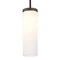 Besa Lighting Friz Stem Pendant, Opal Glossy, Bronze Finish, 1x9W LED 1TT-FRIZOG-LED-BR - alternate 1