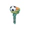 Lucky Line Key Blank, Brass, Painted, For: Kwikset KW1, Titan KW10 Keyways B135K - alternate 3