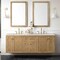 James Martin Vanities Laurent 72" Dbl Vanity, Light Natural Oak, w/3 CM Siberian Silestone Top w/FreePower Wireless Charger 545-V72-LNO-FSFR - alternate 5