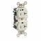 Leviton Straight Blade Receptacle, 5-20R, 20 A, 125V AC, Flush Mount, Self-Grounded MT830-T - alternate 1