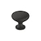 Amerock Era 1-1/4 in 32 mm Diameter Matte Black Hollow Cabinet Knob BP36907FB - alternate 1