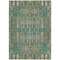 Homeroots 8' X 10' Teal Blue Taupe And Beige Moroccan Washable Indoor Outdoor Area Rug 577220 - alternate 6