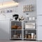 Factory 2U Wire Shelving Unit, 12inD x 18inW x 26inH, 3 Shelves, Light Duty 133 lbs Per Shelf, Chrome 803962 - alternate 5