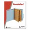 Pendaflex Pressboard Folders, 2/5 Tab, Exp 2.5", 2 Full-Pocket Dividers, 6 Fasteners, Letter, Light Blue, 10PK 24081P - alternate 2