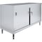 Amgood 24 in. x 60 in. x 35 in. Stainless Steel Enclosed Base Cabinet w/Sliding Doors and Adjustable Shelf AMG CABINET EDC-2460-Z - alternate 1