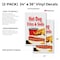 Signmission Hot Dog Fries & Soda, Vinyl Decals Only 24 Inch x 36 Inch, Vinyl Decal, 2PK DSB-2436-2PACK-Hot Dog Fries & Soda - alternate 2