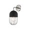 Mitzi Haley 1 Light Wall Sconce 5.5 In. Polished Nickel/Black H145101-PN/BK - alternate 1