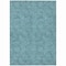 Homeroots 3' X 5' Teal Blue And Ivory Geometric Washable Indoor Outdoor Area Rug 602395 - alternate 4