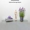 Fab Glass And Mirror Rectangle Glass Shelf 4-3/4in x 33in- 3/8in Thick Floating Shelf with 2 Free Chrome Brackets a GS-434x33CLR - alternate 7