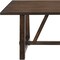 Homeroots 72" Oak Wood Trestle Base Dining Table 630371 - alternate 4