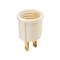 Pass & Seymour Outlet To Lampholder Adapter Ivory 61ICC10 - alternate 2