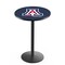 Holland Bar Stool Co 42" Blk Wrinkle Arizona Pub Table, 36" dia. Top L214B4236ArizUn - alternate 1