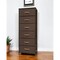 Homeroots 18" Brown Steel and Fabric Six Drawer Chest 484696 - alternate 4