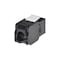 Monoprice Cat6A Rj 45 Toolless 180 D, Black 15663 - alternate 3