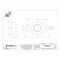 Dayton 2 Mount Holes, Rhombus, 2 Bolt Flange Bearing, Radial Ball, 1 in Dia, Steel, Set Screw Locking 4X730 - alternate 2