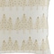 Homeroots 18" Ivory And Gold Cotton Christmas Trees Throw Pillow With Embroidery 719254 - alternate 5