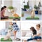 Watson & Whitely FluffyDream Artificial Dog Grass Pad with Tray, 16inx20in Dogs Potty Tray with Washable Puppy Grass GLOWPTPADXGRASS1620 - alternate 6