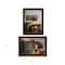 Homeroots Set Of Two Let Your Light Shine 3 Black Framed Print Wall Art, 2PK 407105 - alternate 2