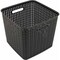 Advantus Extra Large Weave Bin, 12.5" x 11.13", Black, 2/Pack 40376 - alternate 1