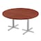 Correll Round Cafe Table, 60 in W, 60 in L, 29 in H, Particleboard Top, Cherry SCT60R-21-98-21 - alternate 1