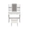 Homeroots 35" White Wood Lighted Two Drawer Dresser 714257 - alternate 1