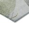 Homeroots 5' X 8' Artichoke Green Gray And Silver Abstract Washable Indoor Outdoor Area Rug 616749 - alternate 6