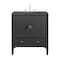 James Martin Vanities Myrrin 30" Single Vanity, Carbon Oak w/ 3 CM Parisien Bleu Silestone Top 485-V30-CBO-3PBL - alternate 1