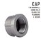 B & K Cap Black 1" 310UCA-1 - alternate 4