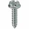 Dottie #8 x 1'' Hex Washer Head Sheet Metal Screw, Zinc HWSMS81 - alternate 2