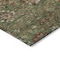 Homeroots 5' X 8' Fern Green Brown And Red Floral Washable Indoor Outdoor Area Rug 603414 - alternate 5