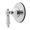 Kingston Brass Single-Handle Six-Way Diverter Valve with Round Trim Kit, Polished Chrome KS4031BPL - alternate 1