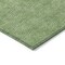 Homeroots 3' X 5' Green And Ivory Geometric Washable Indoor Outdoor Area Rug 602365 - alternate 4