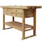 Wrightmaster 60 in. W x 20 in. D Rubber Wood Workbench with 4 Drawers, 330 lb Capacity ZR-94606 - alternate 5