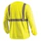 Occunomix Wicking Birdseye LS, Class 2, Yellow, 2X LUX-LSET2B-Y2XPZ1CF - alternate 2