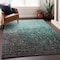 Homeroots 5' X 8' Teal Blue And Dark Gray Ombre Washable Indoor Outdoor Area Rug 602900 - alternate 4