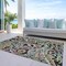 Homeroots 8' X 10' Black And Artichoke Green Paisley Washable Indoor Outdoor Area Rug 588597 - alternate 4