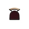 Holland Bar Stool Co Eleanor 36in Swivel Extra Tall Bar Stool with Pewter Finish, Medium Back and Canter Bordeaux Seat 880 - alternate 7